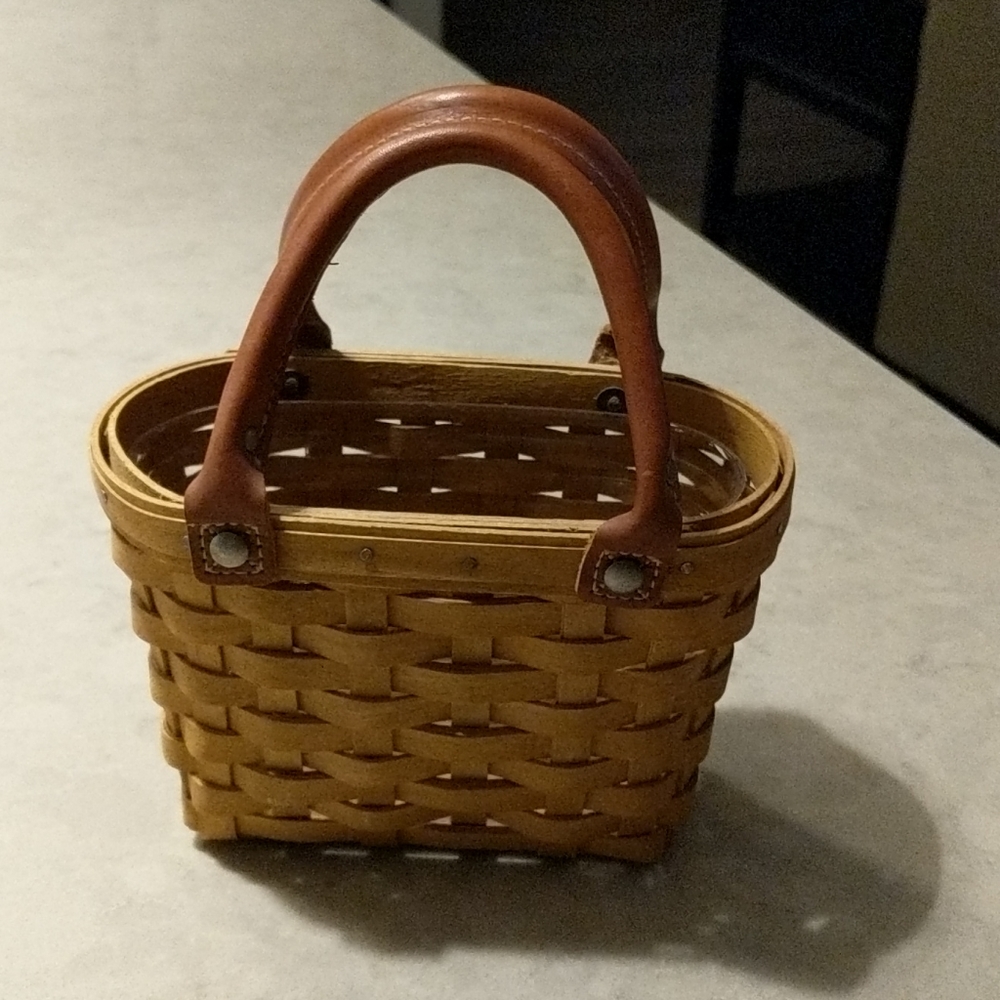 Longaberger extra small Boardwalk Basket